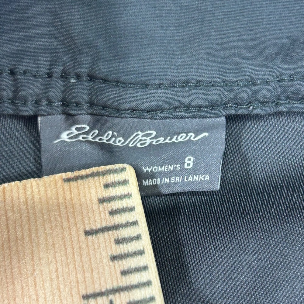 Eddie Bauer Womens Black Performance Hiking Skort Size 8 Active Athletic Golf - Picture 2 of 8